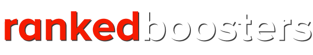 Rankedboosters text logo